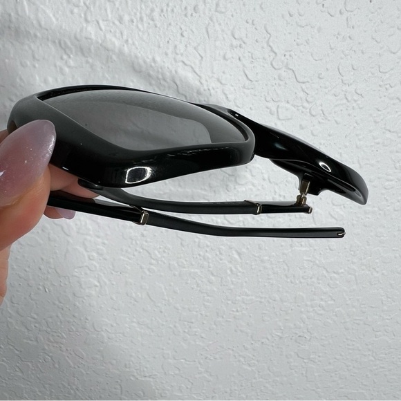 Chloe sunglasses black large round squared women - Picture 6 of 13